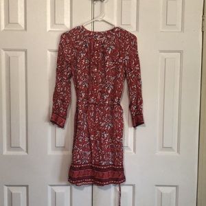 Loft floral print dress size small